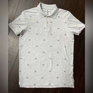 American Eagle AEO Men’s Flex Polo Shirt Bicycle design Small Awesome!